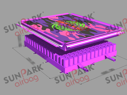 Air Foam Pit Replacement for Trampoline Park