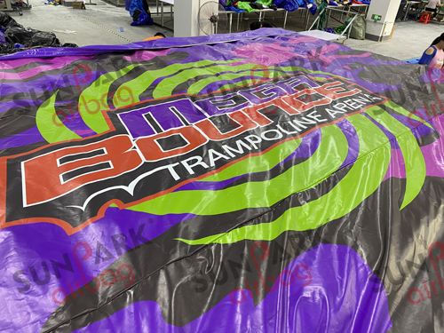 Trampoline Park Airbag Replacement -Logo Printed Top Sheet