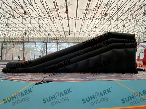 Air Bag Landing Ramp Side View