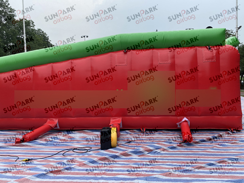 Inflatable Snow Tube Landing Air Vent