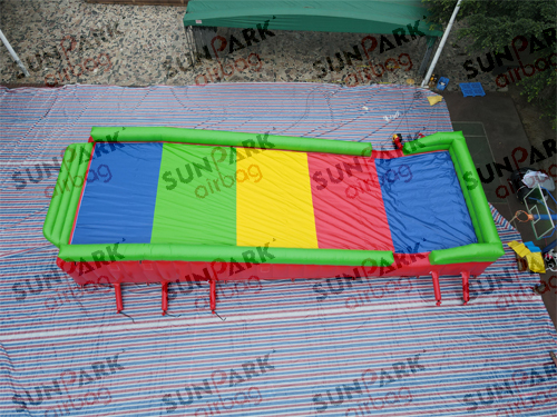 Inflatable Snow Tube Landing
