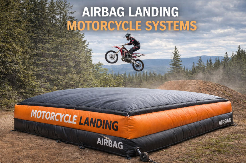 Airbag Landing Motorcycle Systems