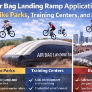Air Bag Landing Ramp Applications in Bike Parks, Training Centers, and Events