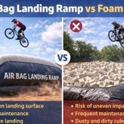 Air Bag Landing Ramp vs Foam Pit