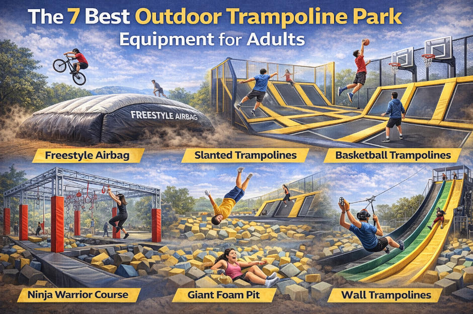 The 7 Best Outdoor Trampoline Park Equipment for Adults