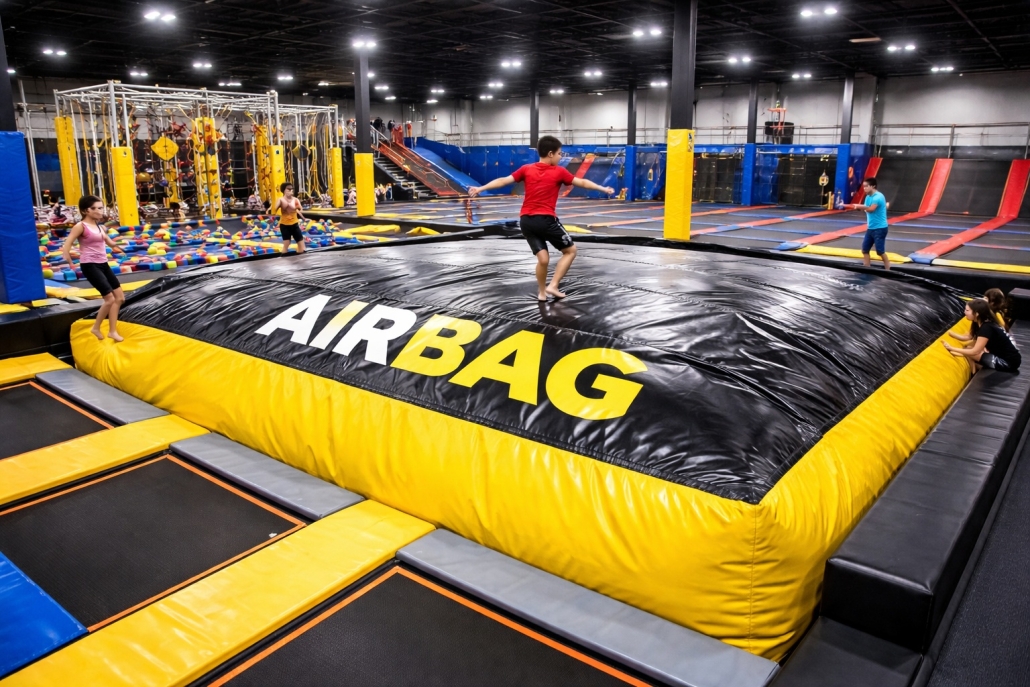 trampoline park airbag