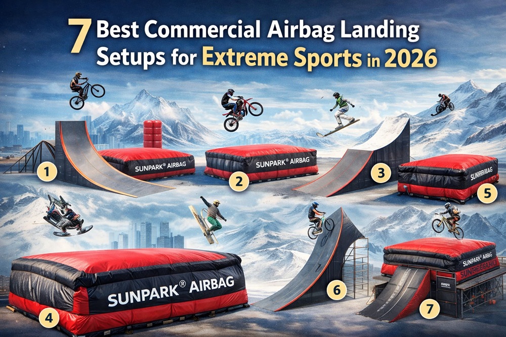 7 Best Commercial Airbag Landing Setups for Extreme Sports in 2026
