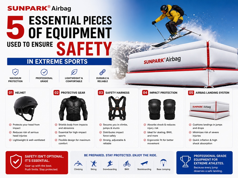 5 Essential Pieces of Equipment Used to Ensure Safety in Extreme Sports