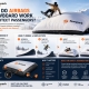How do airbags Snowboard work to protect passengers