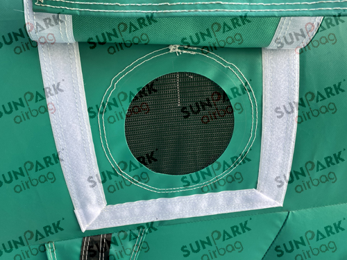 Inflatable Landing Airbag - Air Vent
