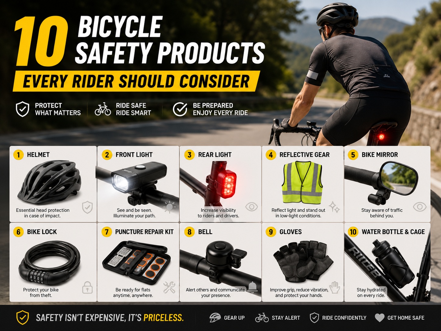 10 Bicycle Safety Products Every Rider Should Consider