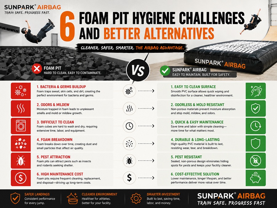 6 Foam Pit Hygiene Challenges and Better Alternatives