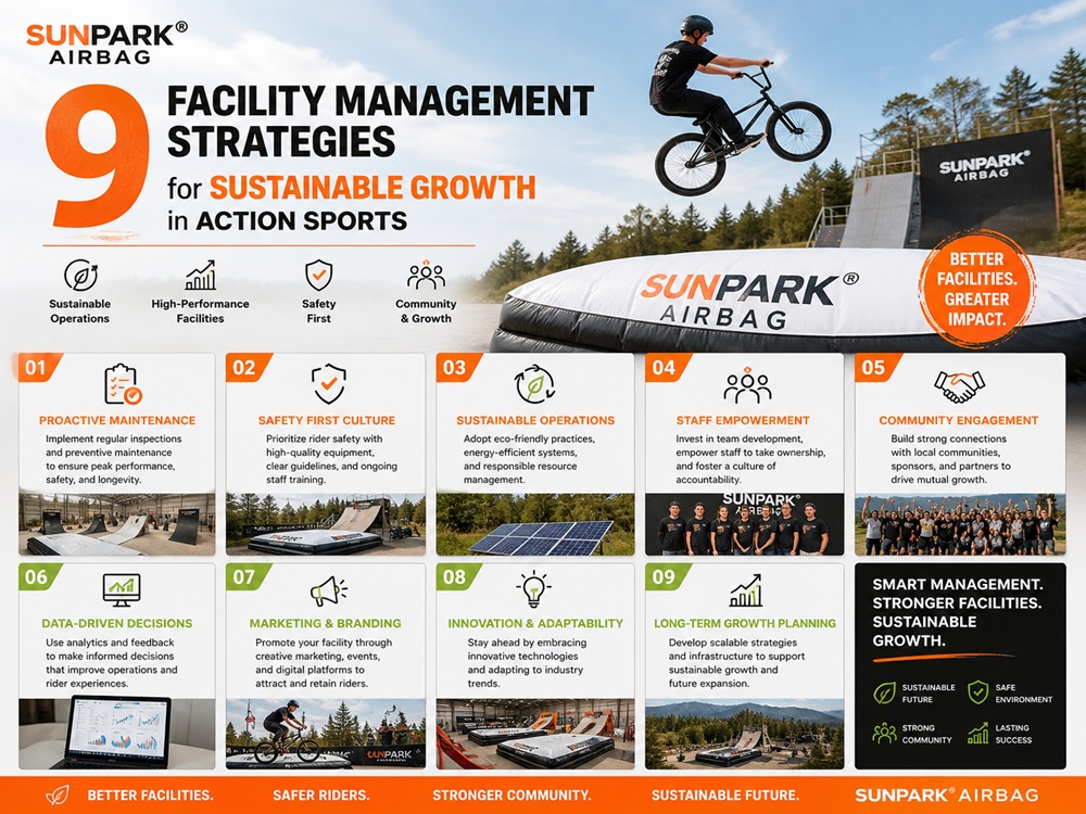 9 Facility Management Strategies for Sustainable Growth in Action Sports