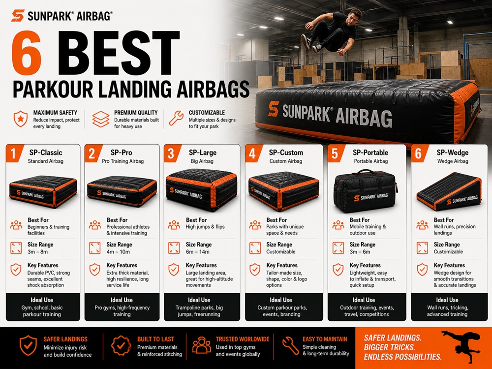 6 Best Parkour Landing Airbags: The Gym Owner & Stunt Facility Engineering Guide