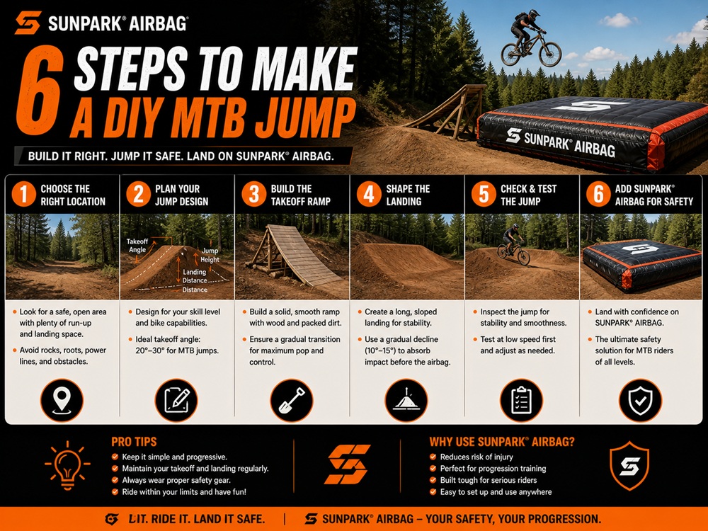 6 steps to make a DIY MTB jump